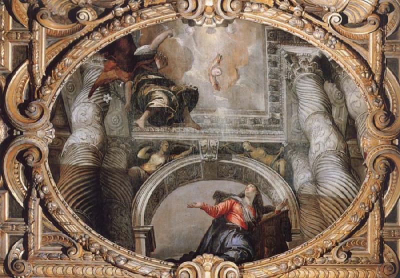 Paolo  Veronese Annunciation oil painting picture